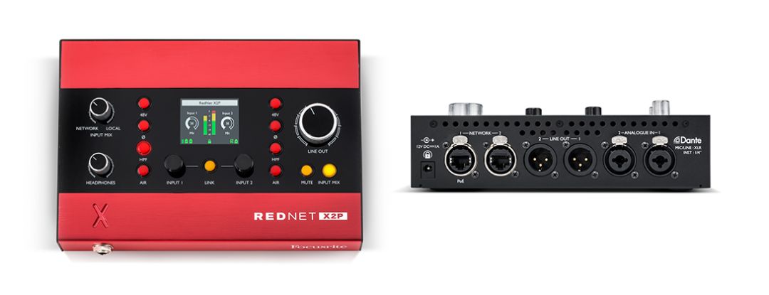 Focusrite RedNet X2P扩展Dante接口