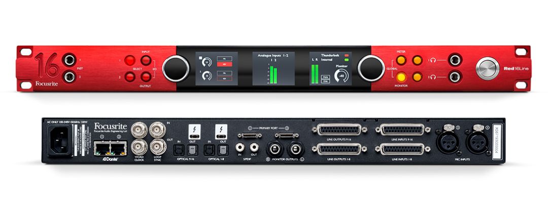 Focusrite RedNet X2P扩展Dante接口