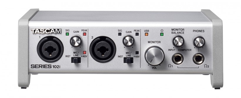 TASCAM 发布 SERIES 102i 和 208i USB 音频接口