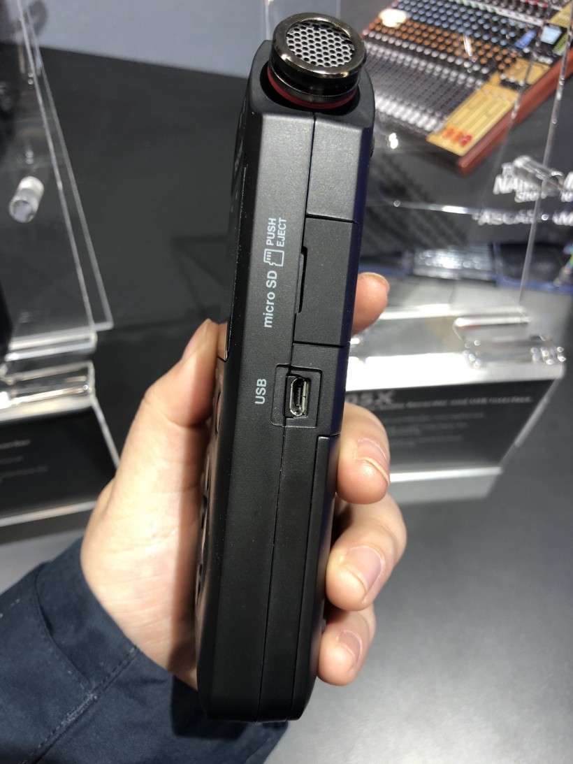 NAMM 2019 展会：Tascam 三款 DR-X 系列手持录音机第一时间上手