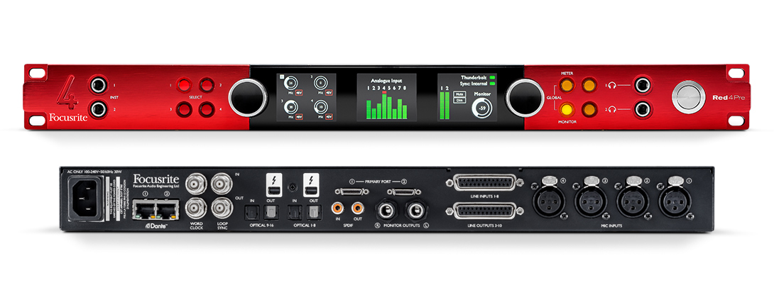 Focusrite发布控件更新：RedNet 2.3