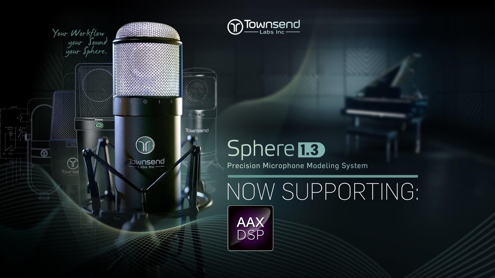 Townsend Labs Sphere L22 现已支持能为 Pro Tools HDX 所用的 AAX DSP 插件