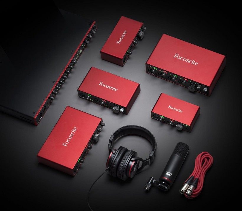 Focusrite 发布第三代 Scarlett 音频接口系列，USB-C 接口 + 24 / 192 配置