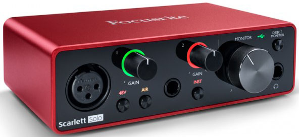 Focusrite 发布第三代 Scarlett 音频接口系列，USB-C 接口 + 24 / 192 配置