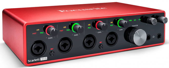 Focusrite 发布第三代 Scarlett 音频接口系列，USB-C 接口 + 24 / 192 配置