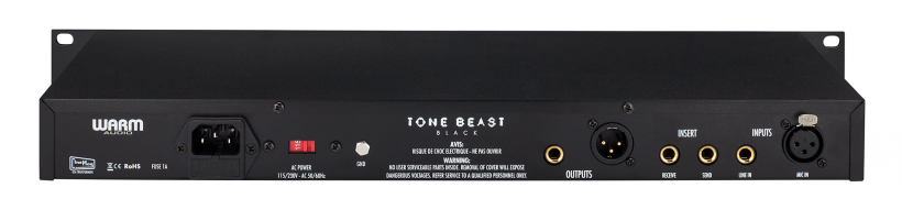 Warm Audio 发布便宜实用还能换各种元件特性的话放 TB12 Tone Beast Black