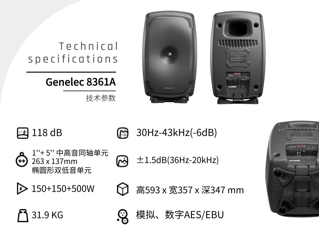 Genelec - 8361A 监听音箱