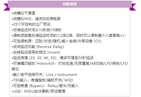 Eventide 发布 Rose 模数延迟效果器