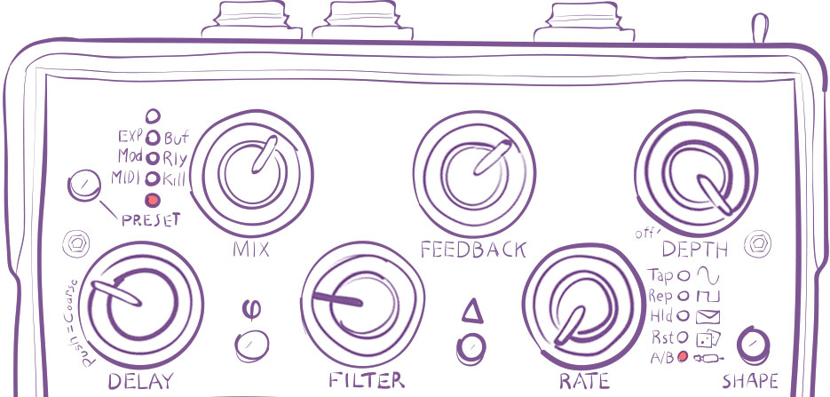 Eventide 发布 Rose 模数延迟效果器