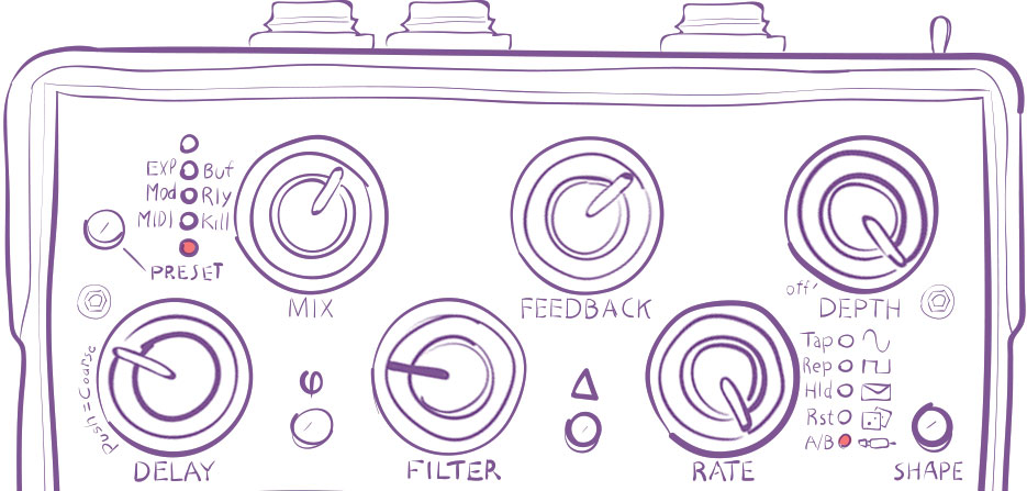 Eventide 发布 Rose 模数延迟效果器