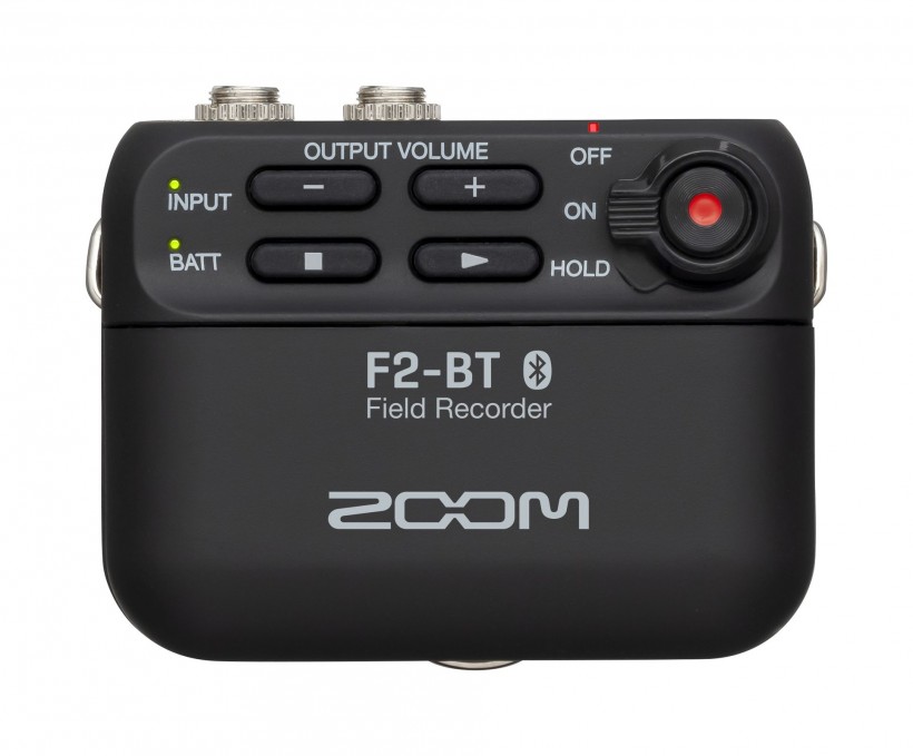 Zoom 发布超小型 F2 和 F2-BT 外景录音机